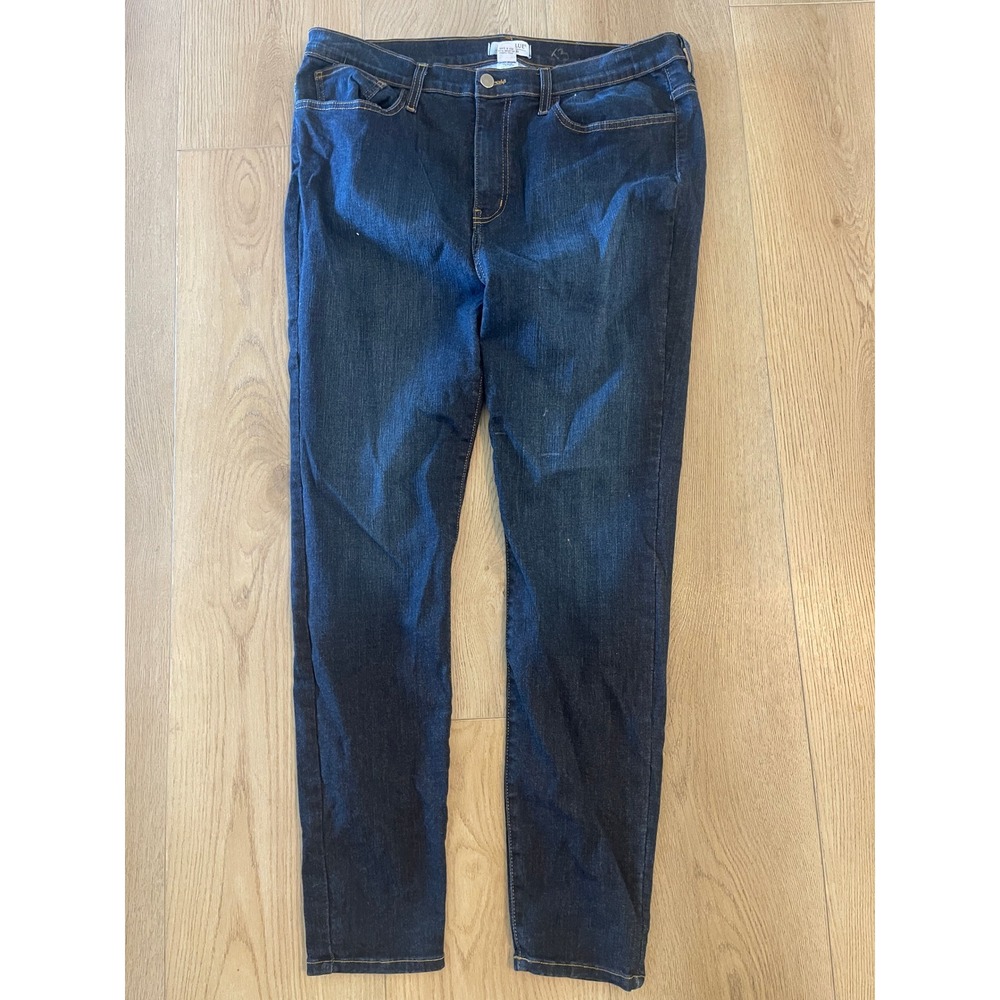 Judy Blue Dark Wash Skinny Jeans High Rise Stretch Denim 8393 Womens 3XL